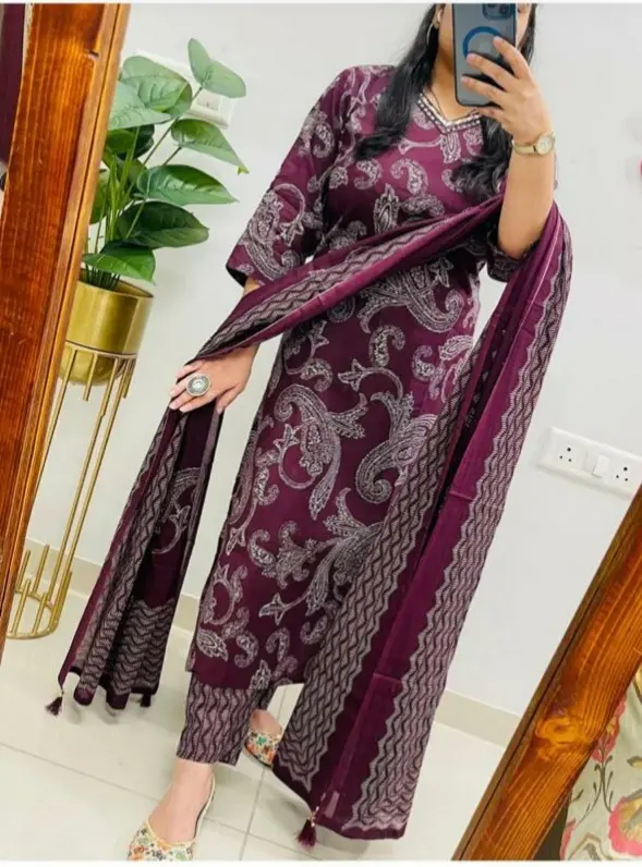 Printed Cotton Suits (M)