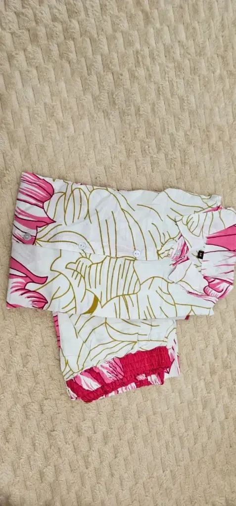 Short cord suit white